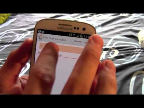 Samsung S3 controlled by NFC tags 